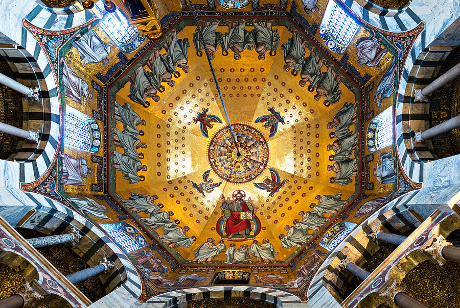 Palatine Chapel Dome Photograph by Susan Hope Finley