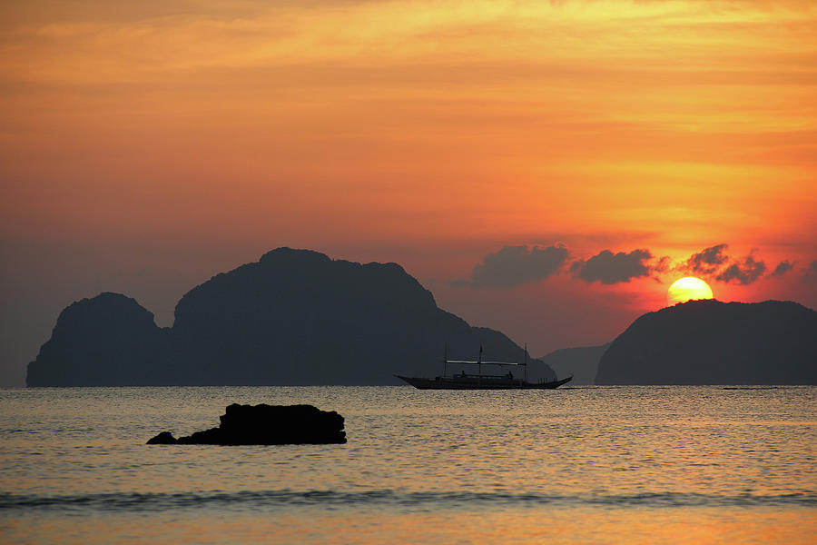 Palawan Sunset Photograph by Josu Ozkaritz
