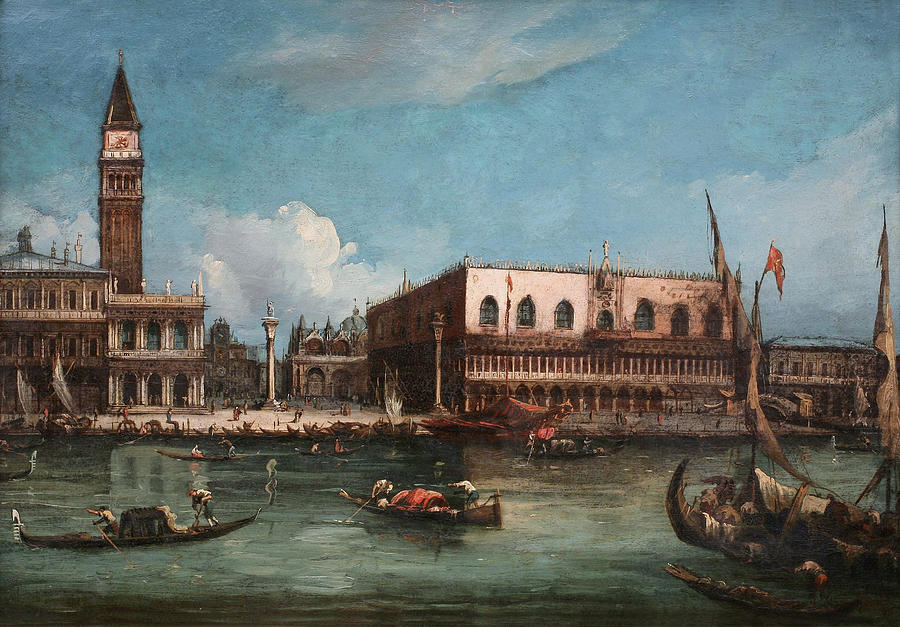 Palazzo Ducale Painting by Canaletto | Fine Art America