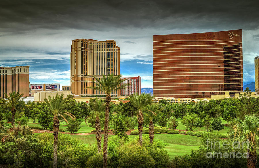 Palazzo or Wynn Hotels Las Vegas Photograph by David Zanzinger
