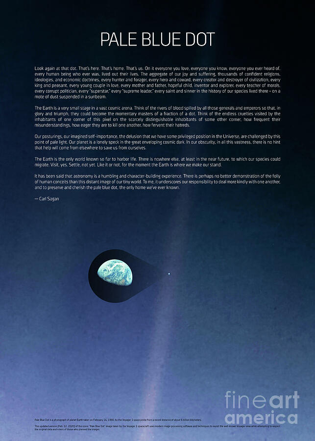 Carl Sagan's Pale Blue Dot Inspires Two Videos.