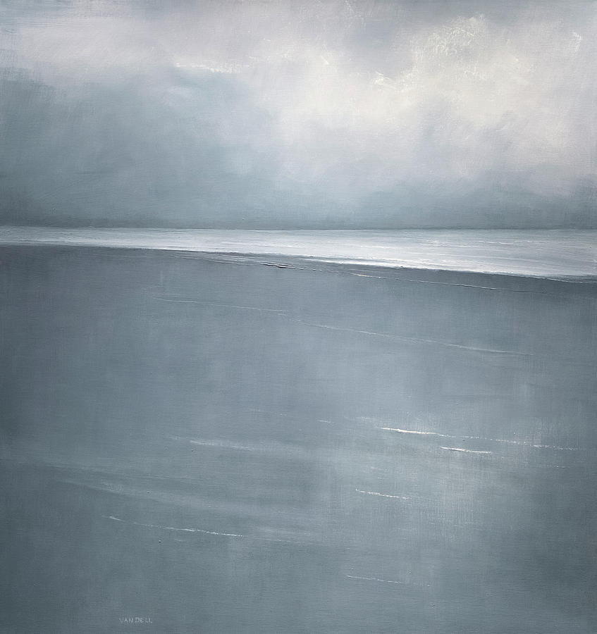 Pale Indigo Painting by Mary Jo Van Dell Pale Indigo Painting by Mary Jo Van Dell