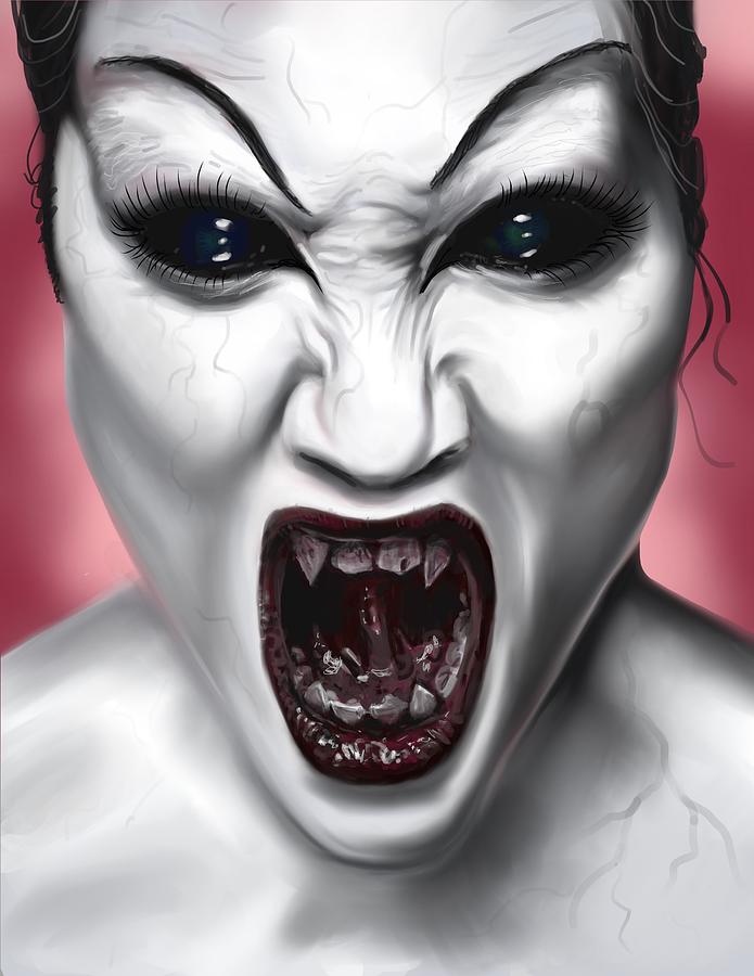 Pale Vampire Digital Art by Shawn Richardson - Fine Art America