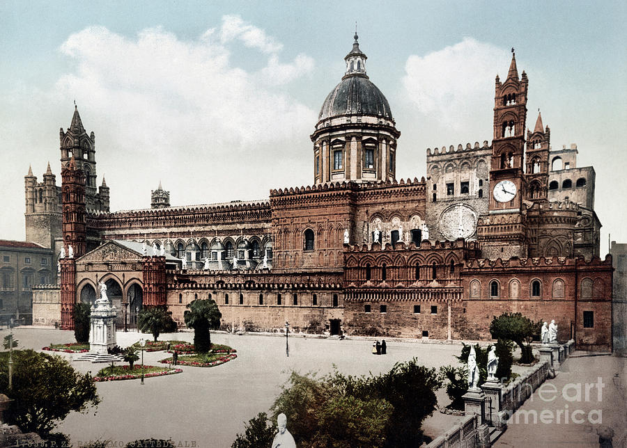 Palermo Cathedral, c1898 Photograph by Granger