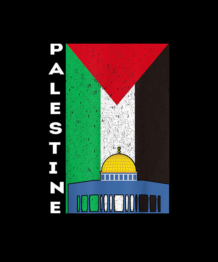 Palestine Flag Proud Palestinian Nationality Patriotic Drawing by