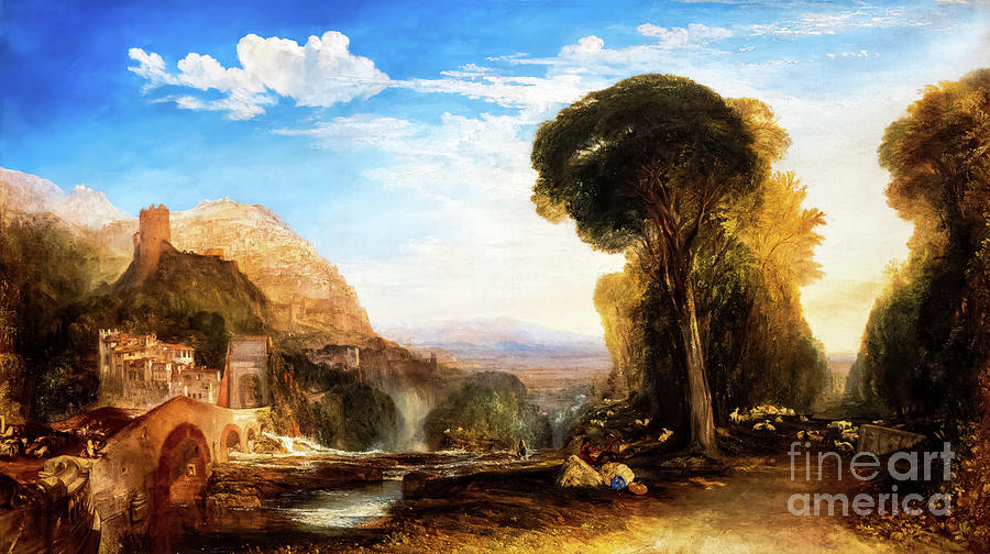 Palestrina by JMW Turner 1830 Painting by JMW Turner