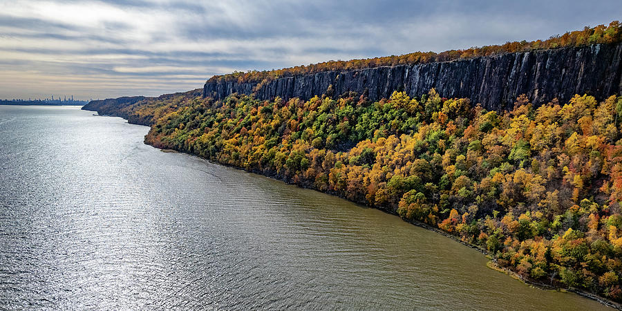 Palisade Cliffs in Autumn Photograph by Kevin Suttlehan