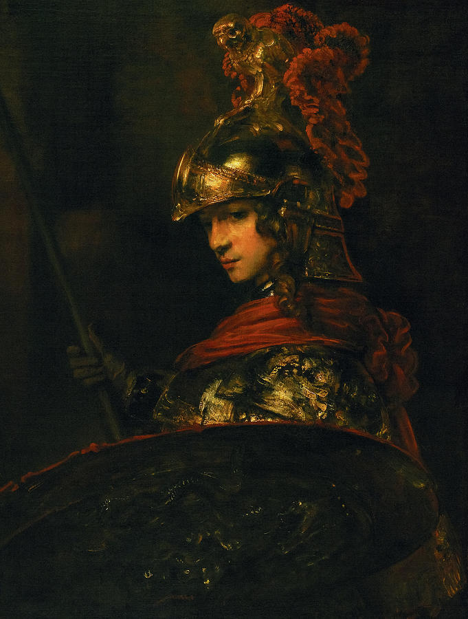 Rembrandt Painting - Pallas Athena, 1657 by Rembrandt