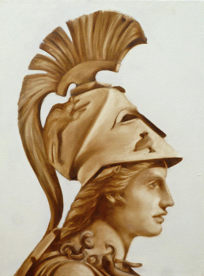 Pallas Athena Painting By Shanon Playford