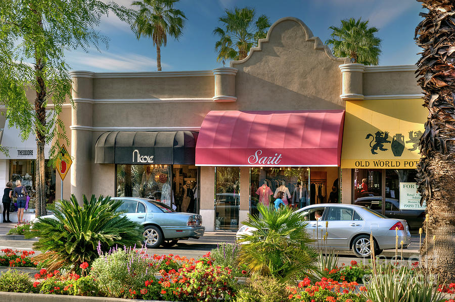 Palm Desert El Paseo Shopping Photograph by David Zanzinger