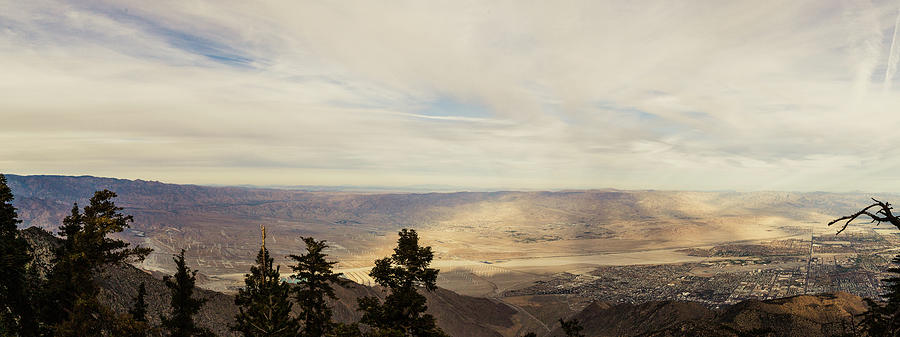 Palm Springs from Mt San Jacinto  Photograph by Amelia Pearn