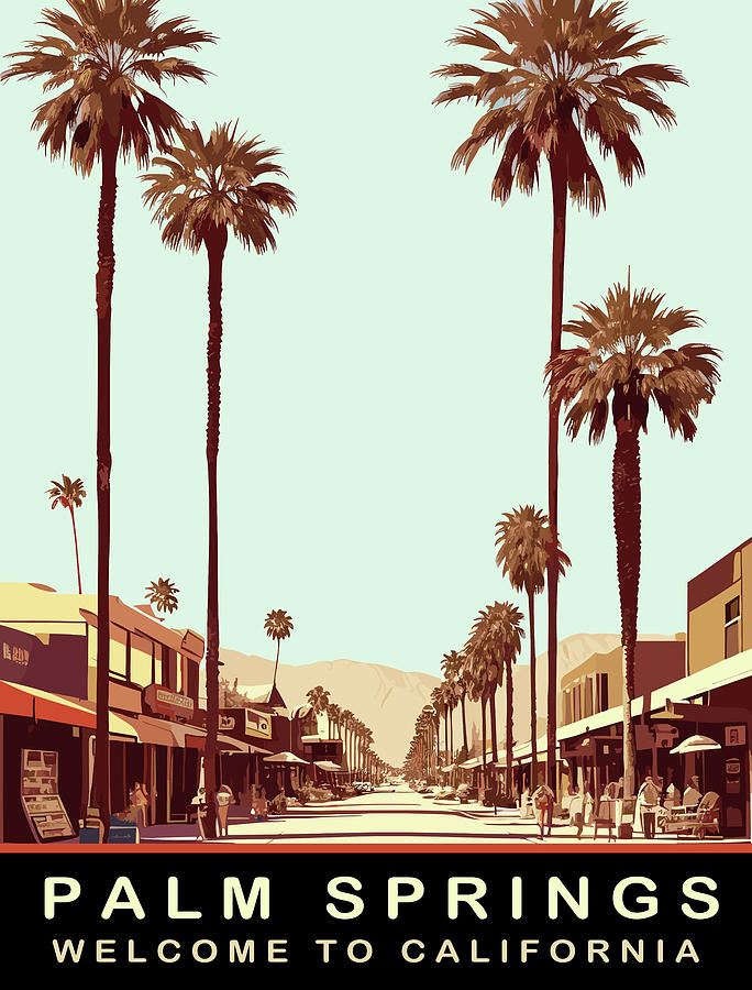 Palm Springs Digital Art by Long Shot