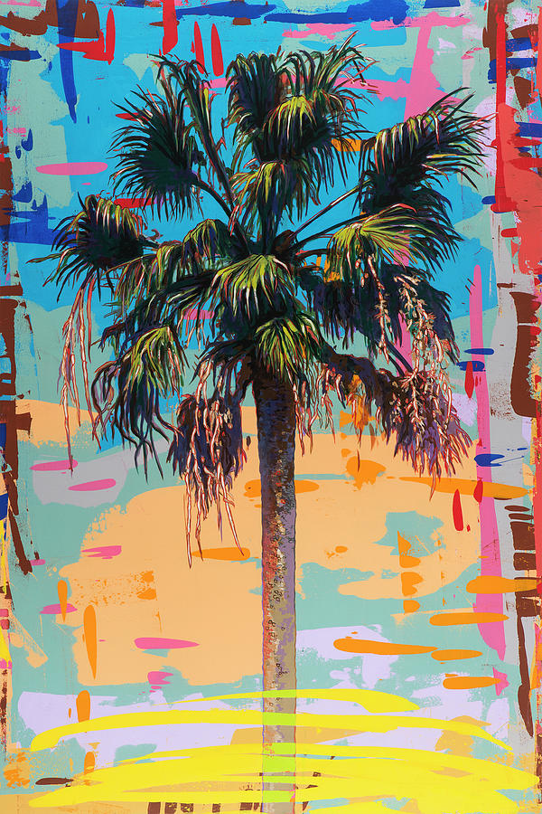 Palm Tree Painting - Palm Tree #2 by David Palmer