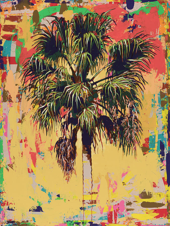 Palm Tree Painting - Palm Tree #3 by David Palmer