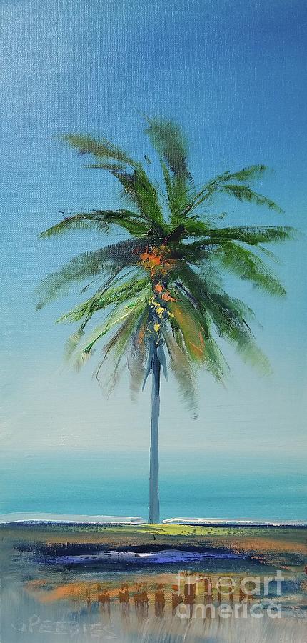 Palm tree  Painting by George Peebles