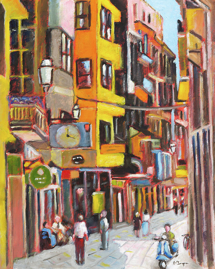 Palma, Mallorca, Spain Painting by Mike Bergen