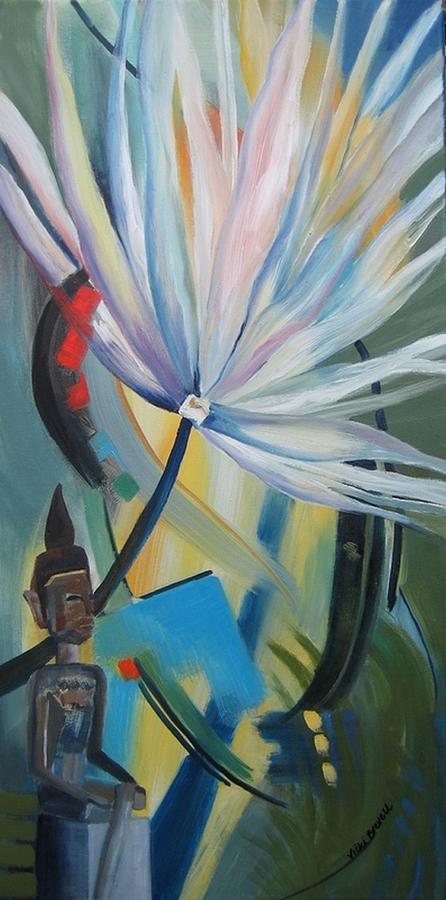 Palmento Morning Painting by Vicki Brevell
