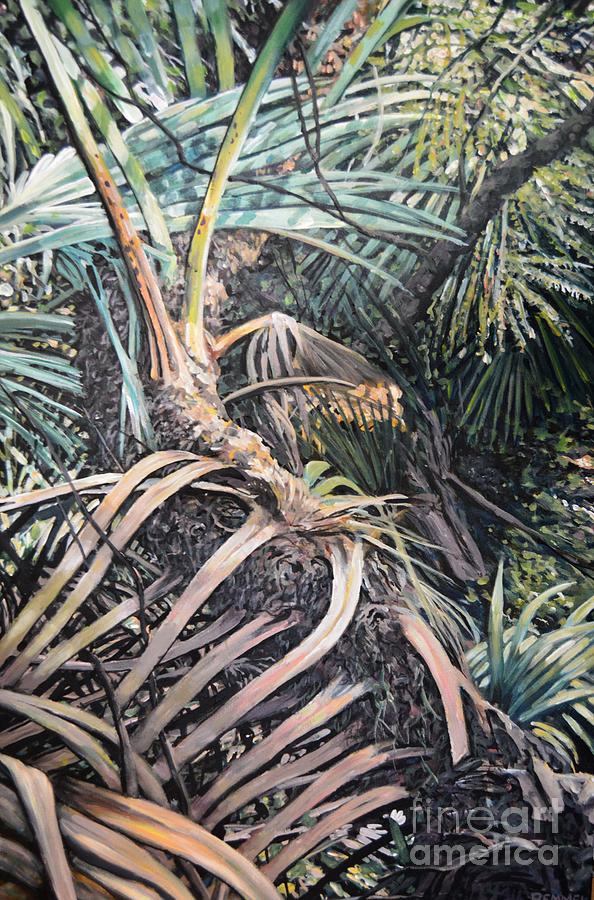 Palmetto Painting by Dan Remmel