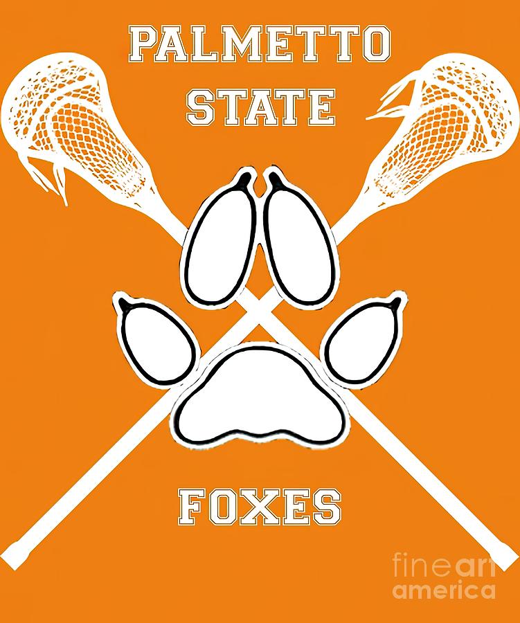 Palmetto State Foxes Logo Painting by Chapman Stewart | Pixels