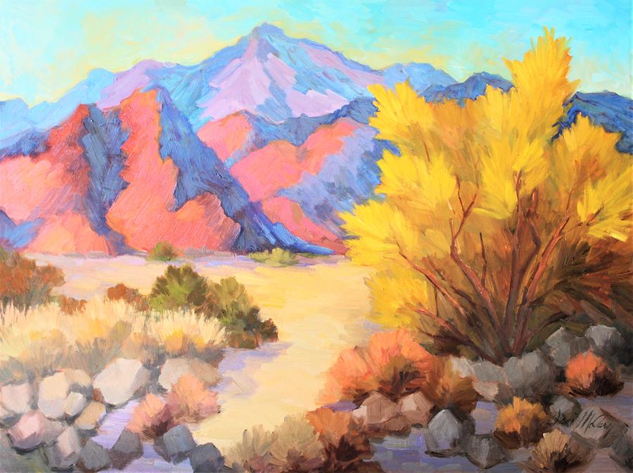 Palo Verde Tree at La Quinta Cove Painting by Diane McClary