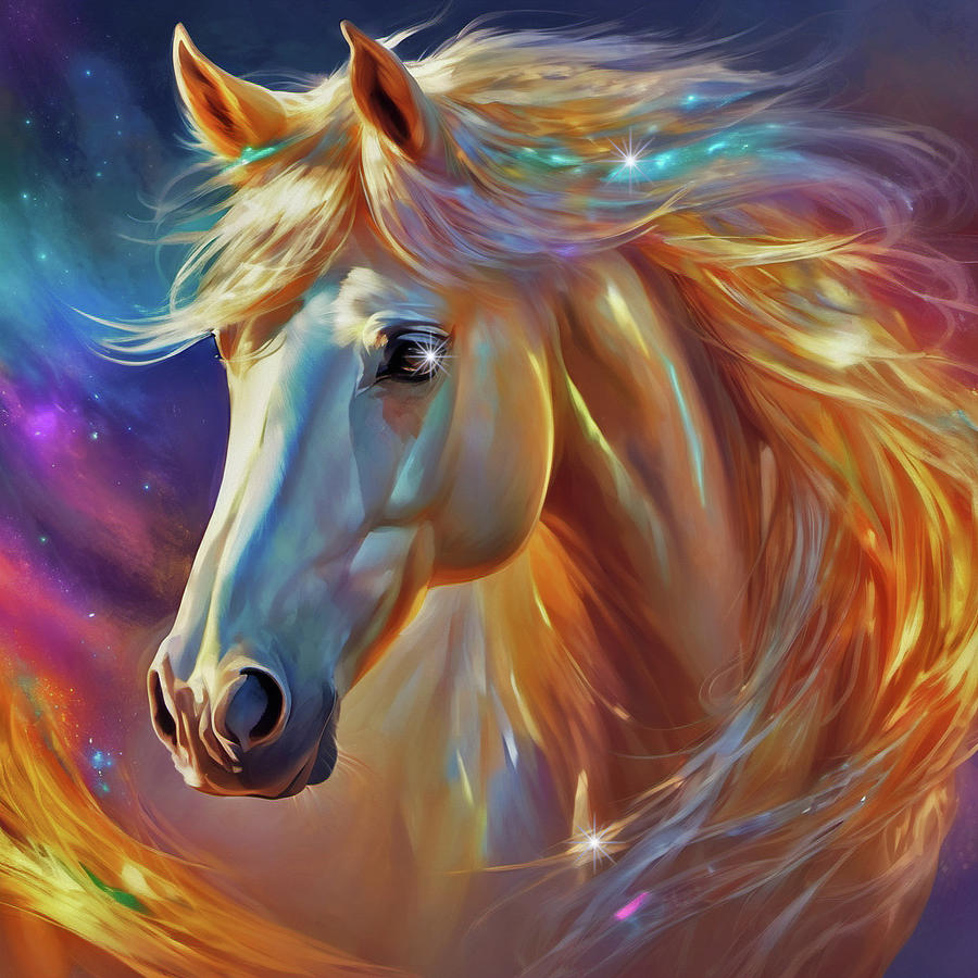 Palomino a Color Digital Art by Ann Warrenton - Fine Art America