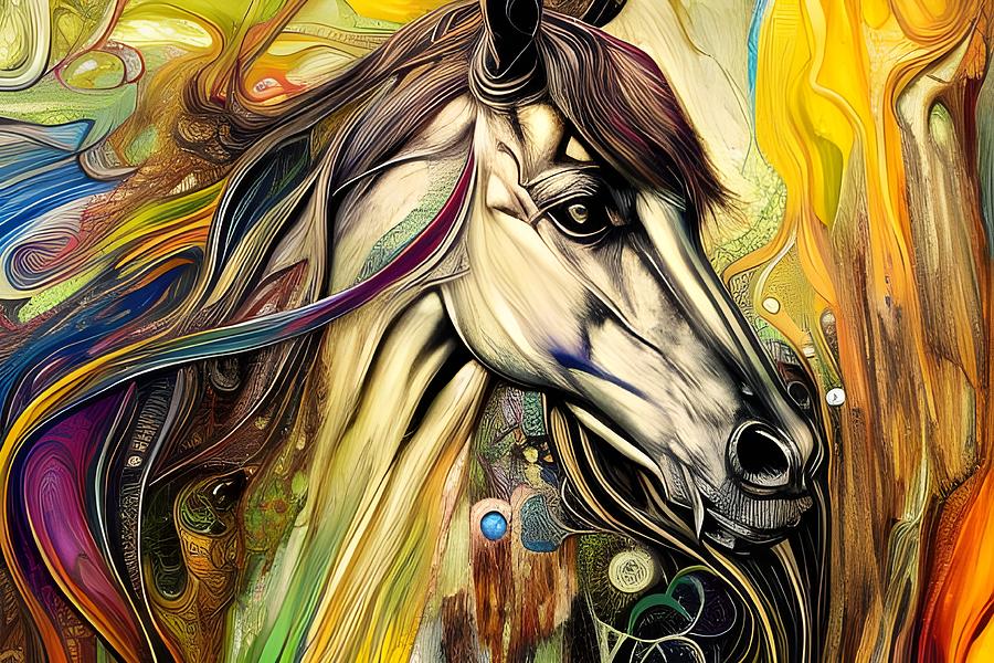 Palomino Horse Digital Art by Beverly Read