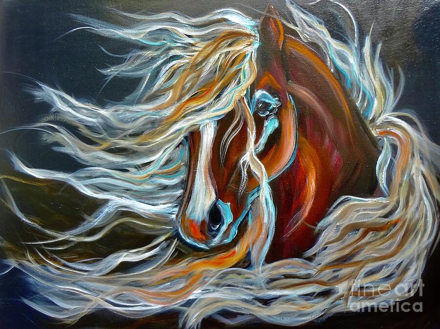 Palomino Painting by Jenny Lee
