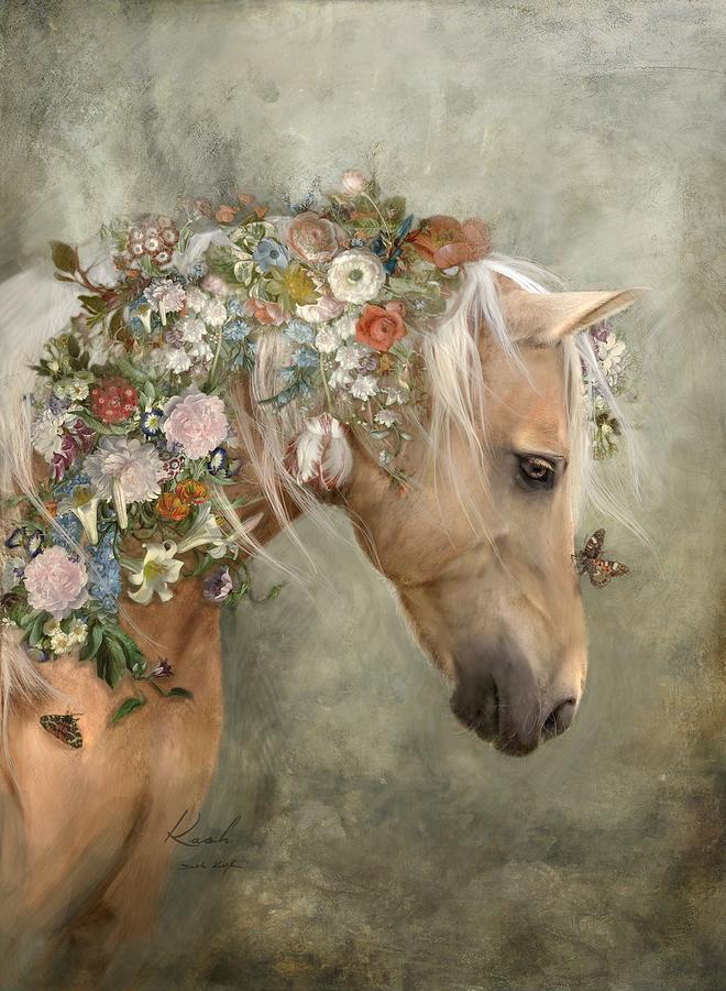 Palomino Morgan Horse Digital Art by Dorota Kudyba