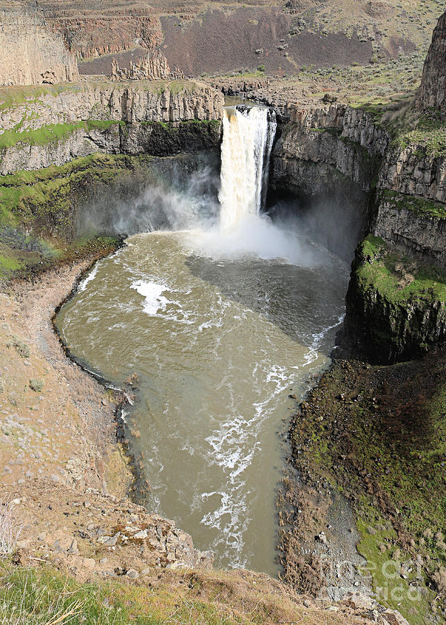 Palouse Falls with HDR Photograph by Carol Groenen