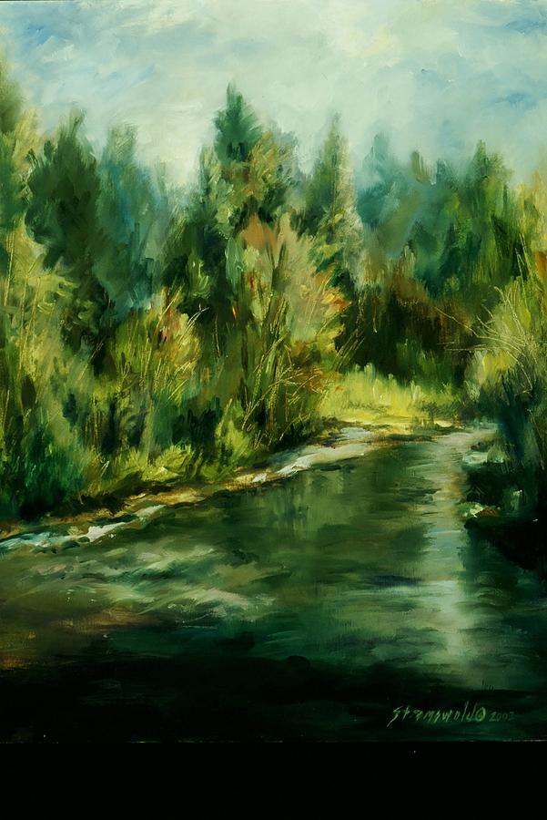 Palouse Stream Painting by Ruth Stromswold