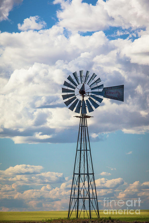 Palouse Windmill Photograph by Inge Johnsson