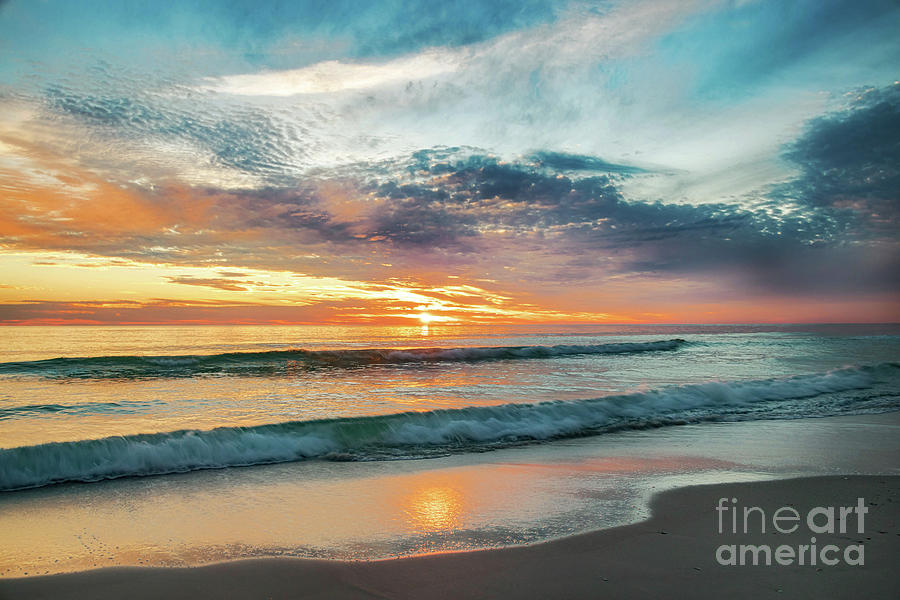 Pamana City Beach Sunset Photograph by Joan McCool