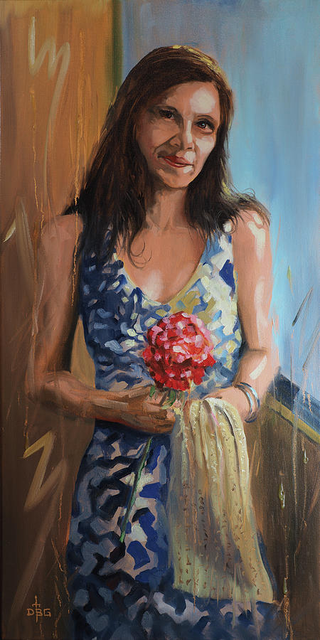 Pamela Painting by David Bader