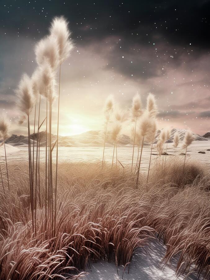 Pampas grass fantasy Photograph by Melanie Viola