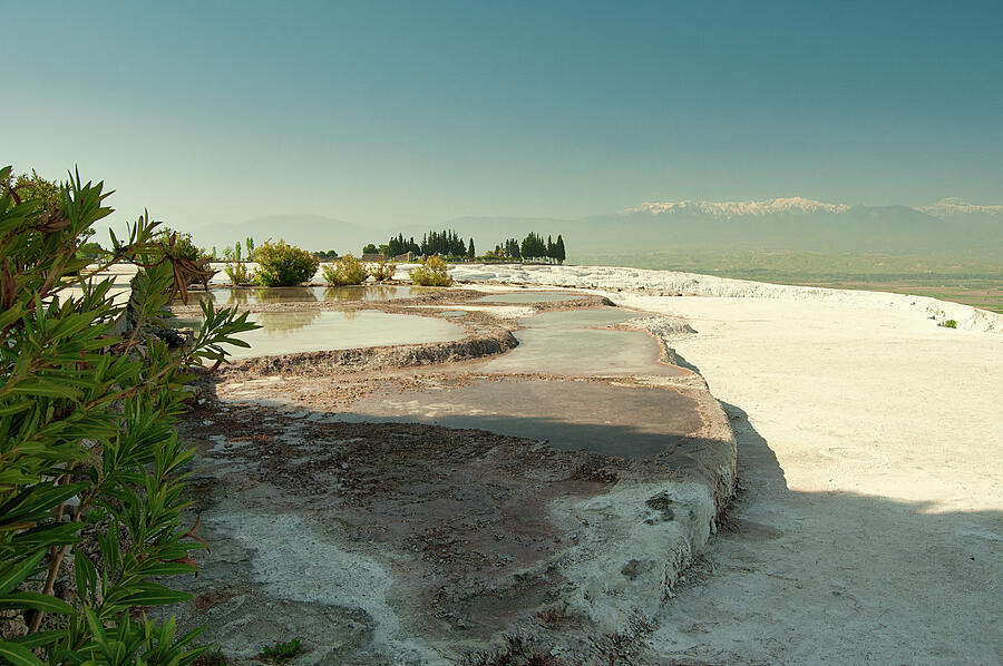 Pamukkale Pools in the Sun Photograph by Stuart Chard Pamukkale Pools in the Sun Photograph by Stuart Chard