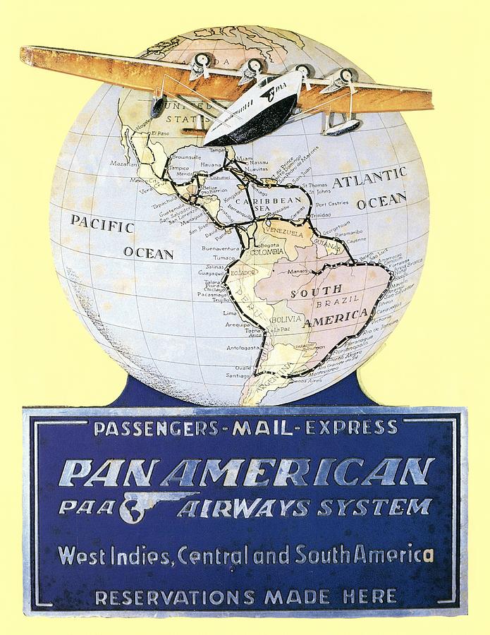 Pan American Airways 1934 Drawing by Granger