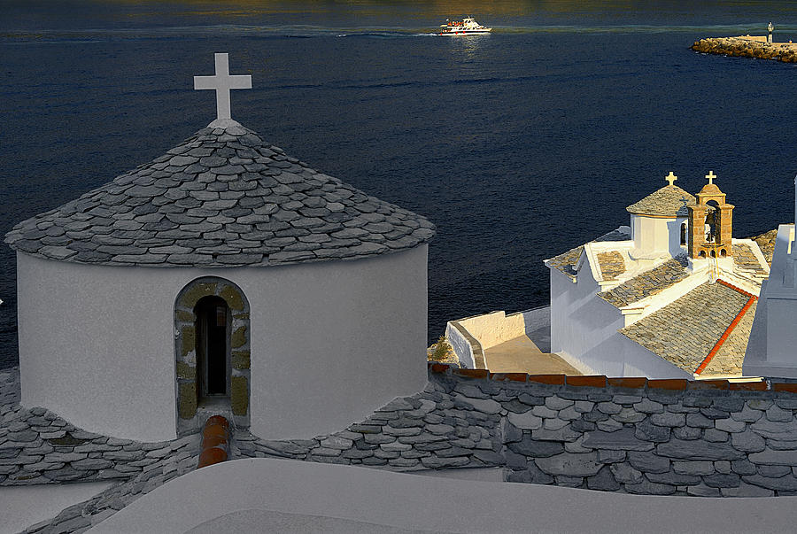 Panagitsa of chateeau Skopelos Photograph by Photo By Dimitrios Tilis