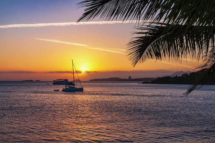 Panama Bay at sunset Photograph by Tatiana Travelways