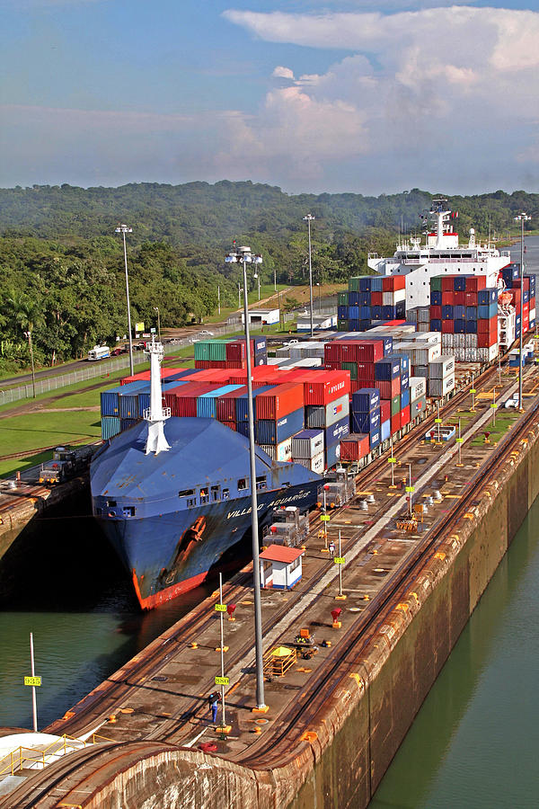 Panama Canal - 1 Photograph by Richard Krebs