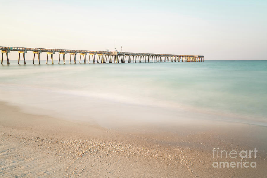 Panama City Beach Florida Pier Photo Photograph by Paul Velgos