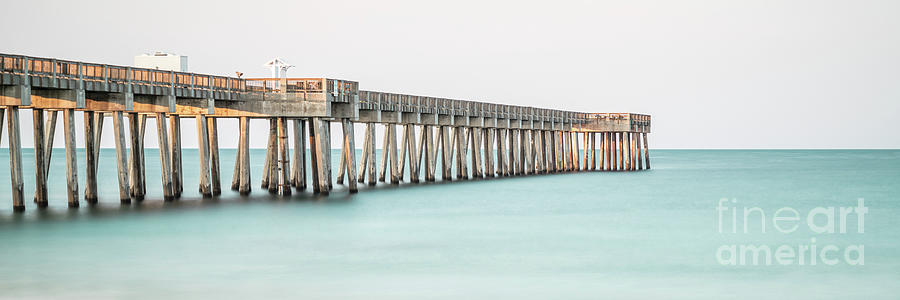 Panama City Beach Pier Panorama Photo Photograph by Paul Velgos