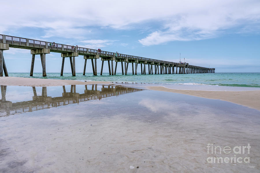 Panama City Beach Pier Reflections Photograph By Jennifer White Pixels 5571