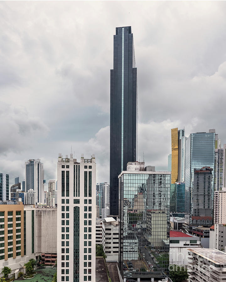 Panama City downtown skyscrapers Photograph by Marek Poplawski - Pixels