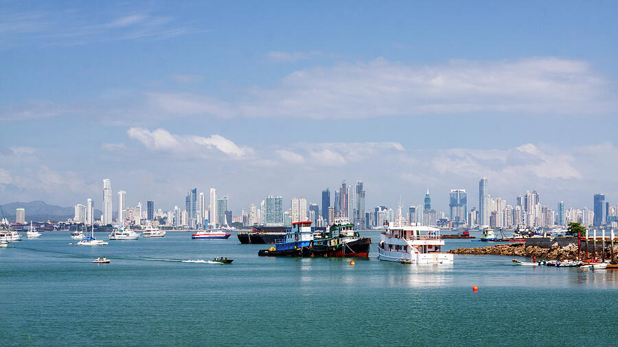 Panama City Panama skyline Photograph by Tatiana Travelways