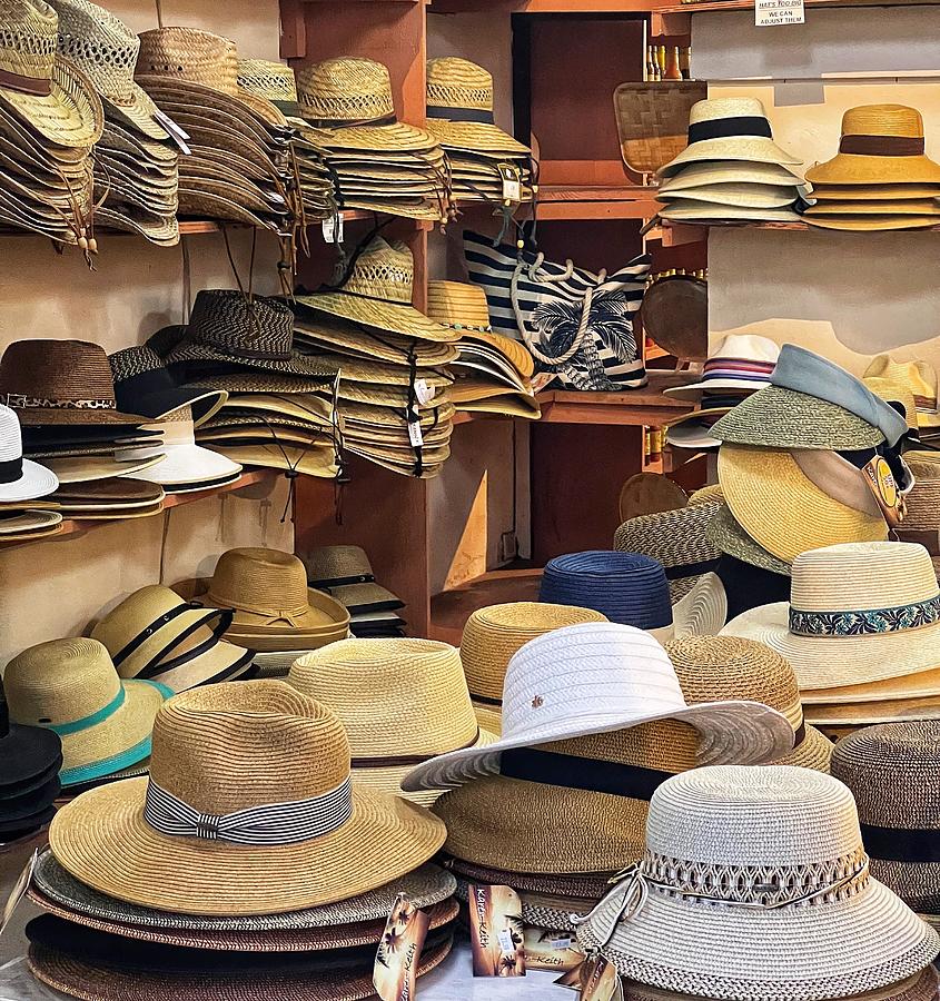 Panama Straw Hats Photograph by Carla Parris
