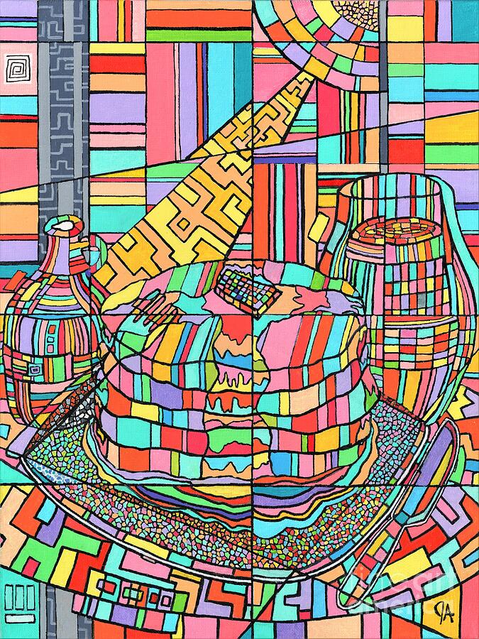 Pancake Bliss Painting by Jeremy Aiyadurai