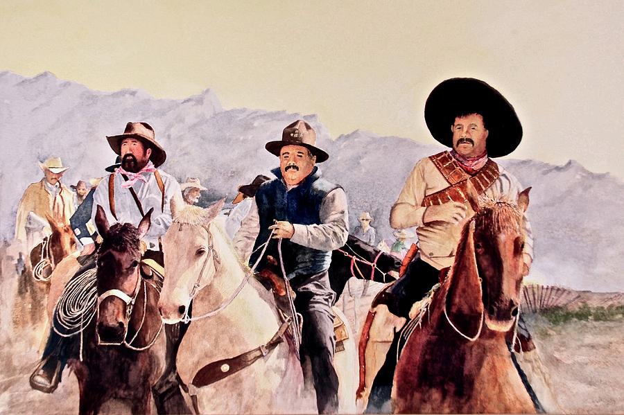Pancho Villa Days Painting by John Glass