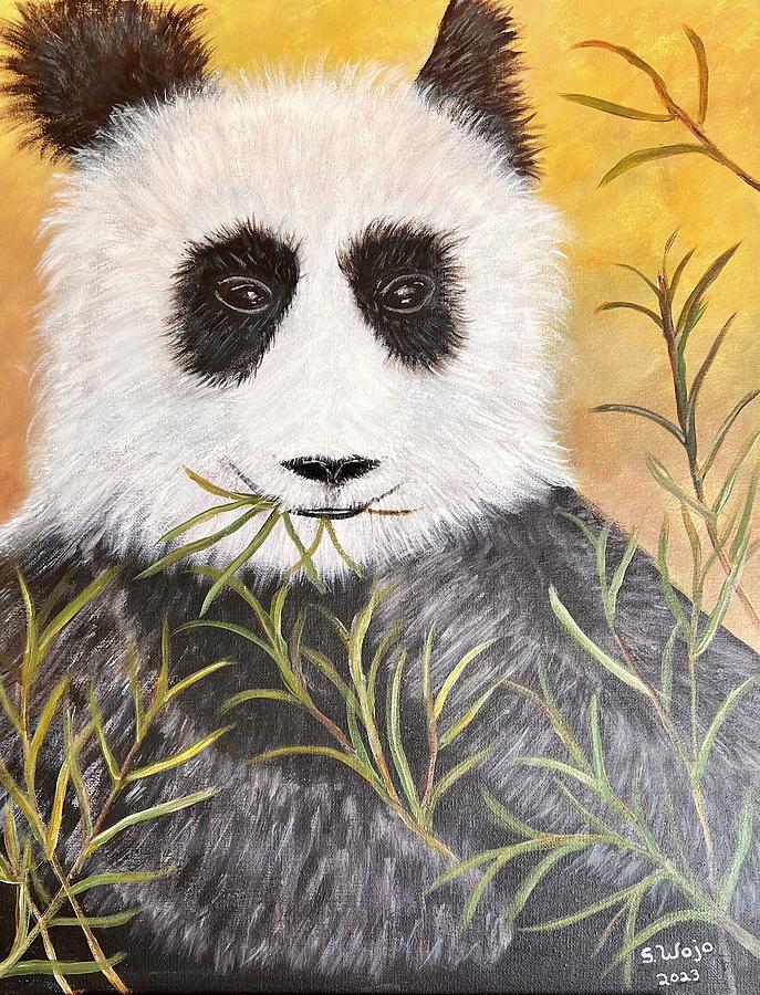 Panda Monium Painting By Susan Wojciechowski - Fine Art America