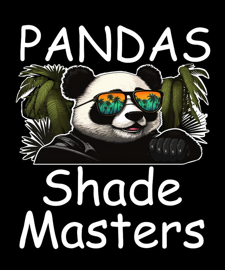 Pandas - Shade Masters Digital Art by Caito Junqueira