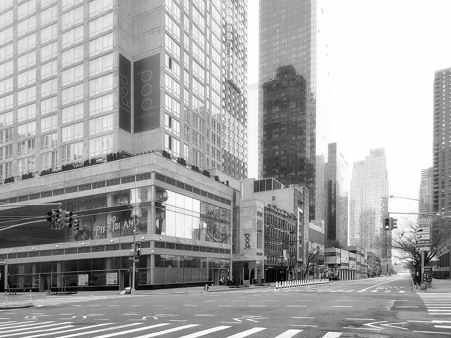 Pandemic 42nd Street New York Photograph by Dominic Piperata